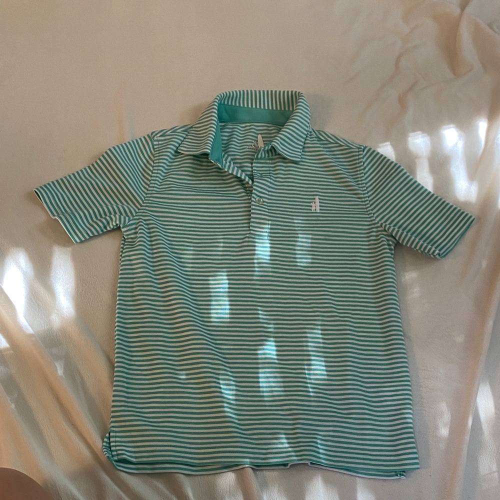 johnnie-O Blue Striped Kids Button Down Shirt